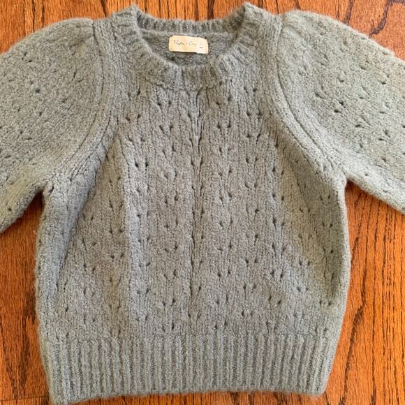 Rylee + Cru Balloon Sweater | Dusty Blue | Size 4-5 Years - Picture 3 of 11